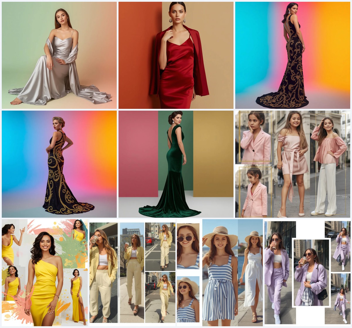 Best 10 Beautiful Girl’s AI Prompts for Aesthetic Fashion Photography with Urban Textures