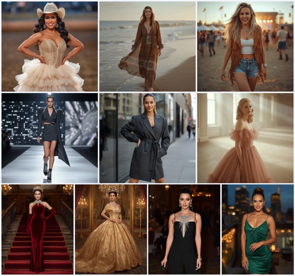 New 10 AI Prompts for Contemporary Women with Innovative New Design Fashion Concepts | New instagram trend prompt for girl copy and paste