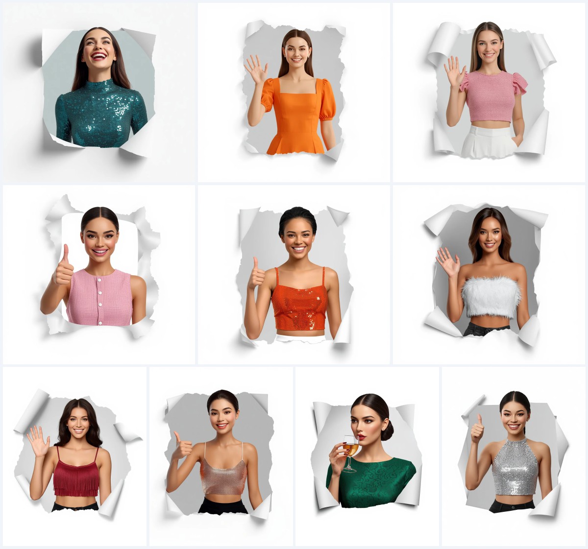 New 10 AI Prompts for Stylish Modern Women with Premium Fashion Photography in Art Galleries