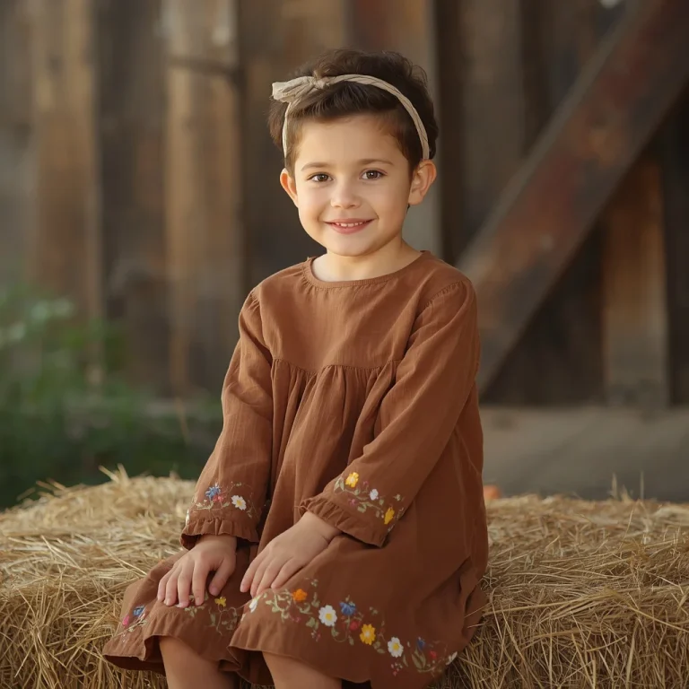 Rustic Charm in Earthy Tones and Embroidered Flowers | prompt for chatgpt ai