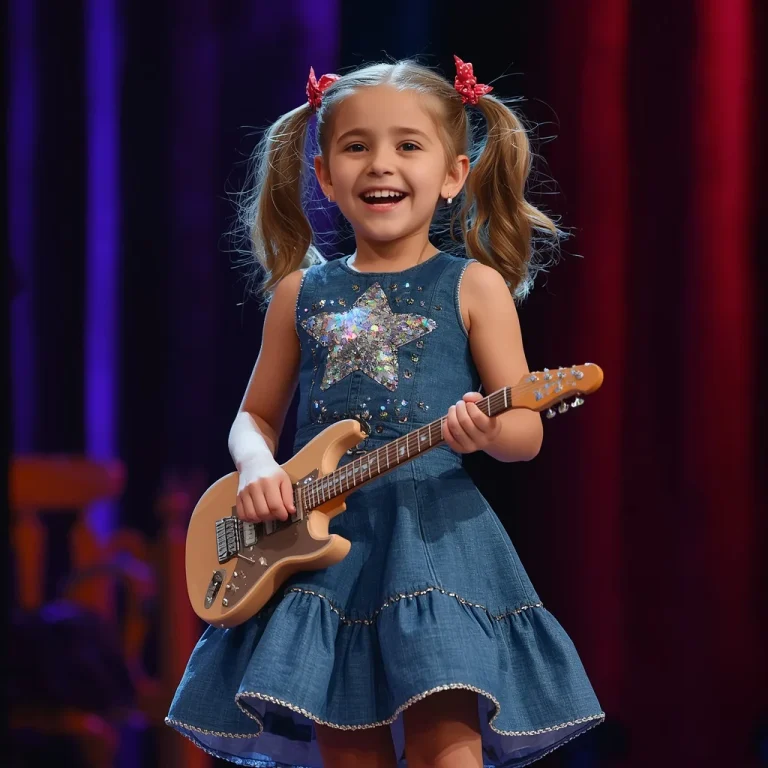 Sparkling Denim Delight for a Little Star | prompt ChatGPT